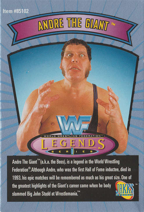 1997 WWF Legends Figure Cards  (Jakks Pacific)