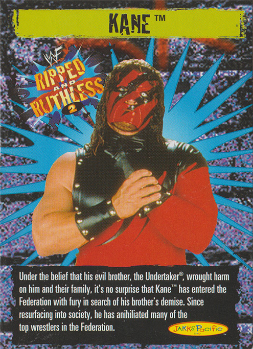1998 WWF Ripped and Ruthless Series 2 Figure Cards (Jakks Pacific) Sample