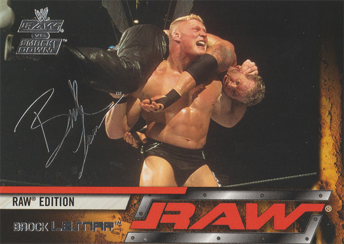 2002 WWE RAW vs. SmackDown! (Fleer) Sample