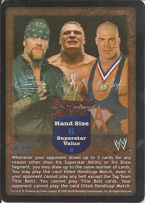 2002 WWE RAW Deal: Ruthless Aggression  (Comic Images)