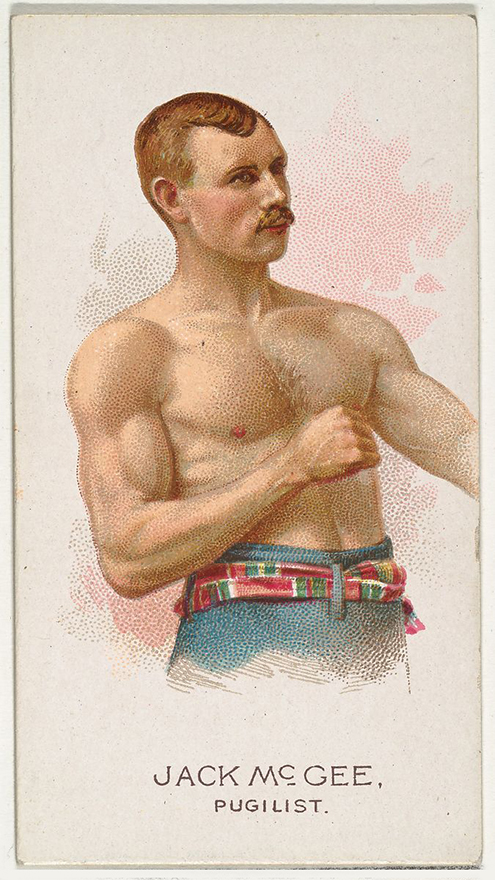 Jack McGee, Pugilist, from World's Champions, Series 2 (N29) for