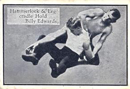 1926 Allen's Wrestlers (Allen's Candy) Billy Edwards (Hammerlock & Leg Cradle Hold)