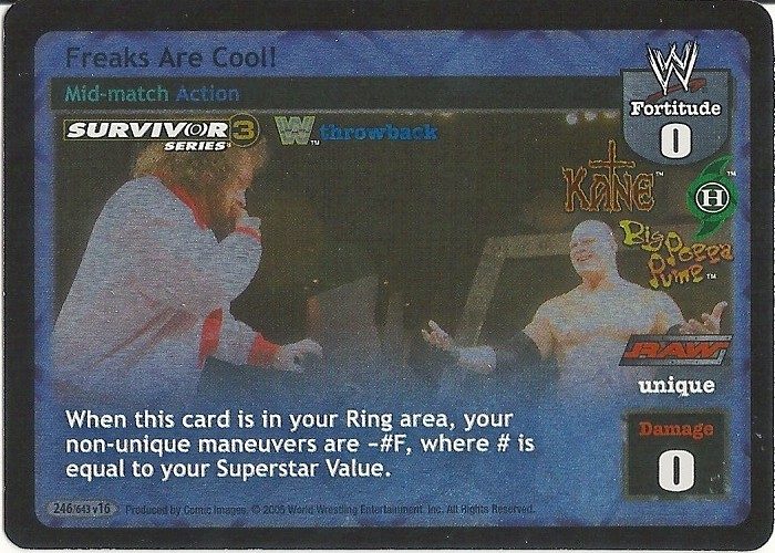 2005 WWE RAW Deal: Survivor Series 3  (Comic Images)