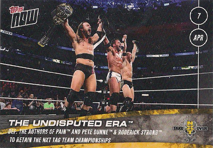 2018 NXT Topps Now (Topps)
