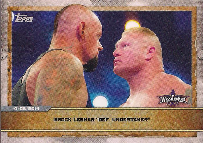 2020 Countdown To WrestleMania (Topps)