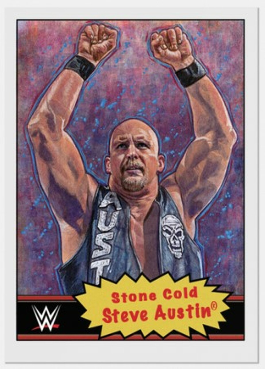 2021 WWE Topps Living Set Stone Cold Steve Austin