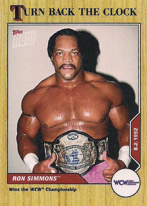 2021 WWE Turn Back The Clock Ron Simmons