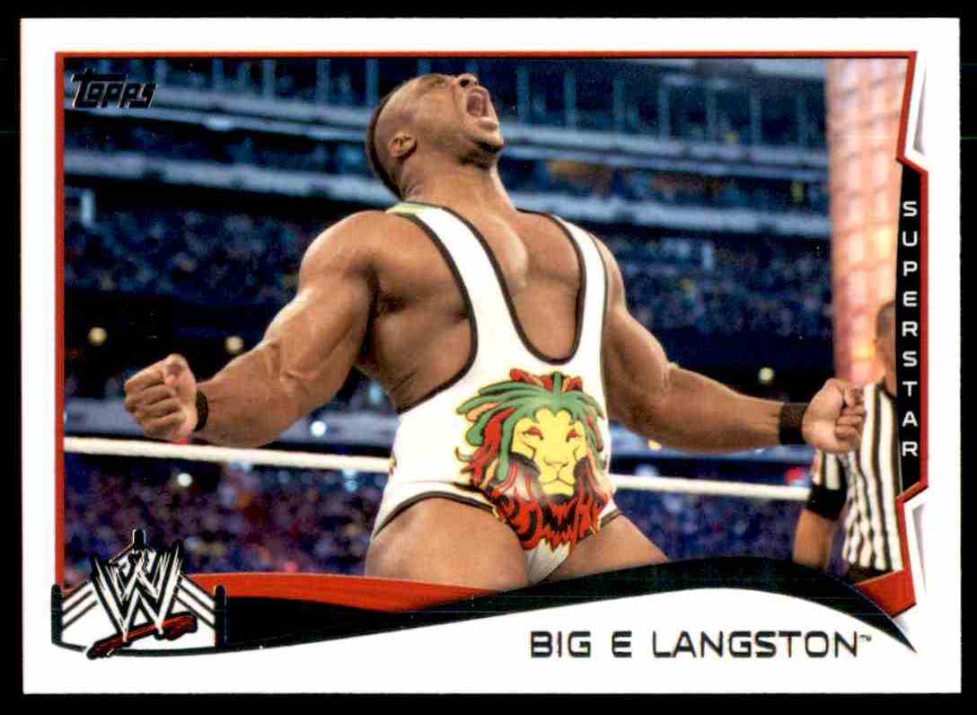 2014 WWE Trading Cards Big E Langston