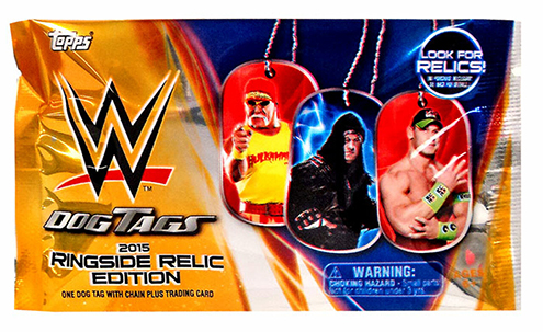2015 WWE Dog Tags: Ringside Relic Edition (Topps)