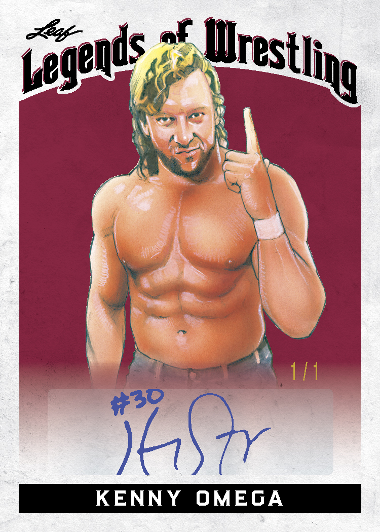 2018 Leaf Legends Of Wrestling Kenny Omega