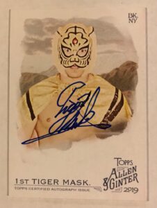 2019 Topps Allen & Ginter Trading Card Tiger Mask