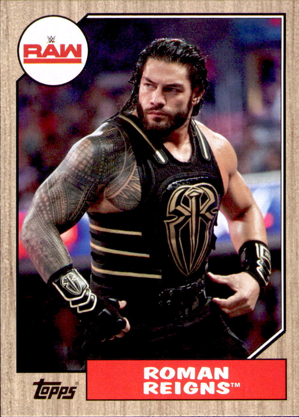 2017 WWE Heritage Roman Reigns Base