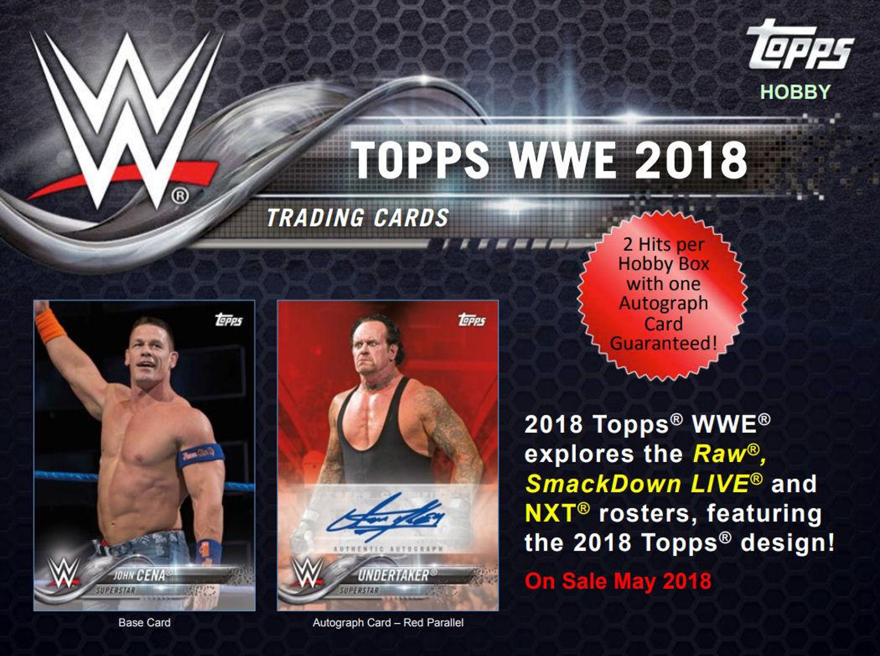 2018 Topps WWE Sheet 1