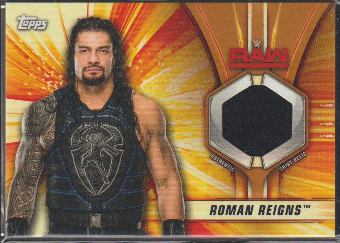 2019 WWE SummerSlam Roman Reigns Shirt Relic