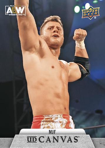 2022 AEW All Elite Wrestling Cards (Upper Deck) Canvas MJF