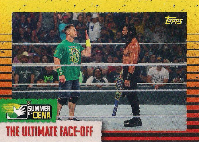 2021 WWE Topps On-Demand Summer of Cena (Topps) Face Off