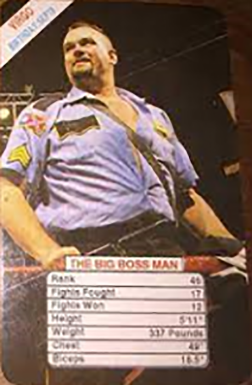 1996 WWF Universal Trump Cards (India) Big Boss Man