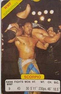 1999 WWF Universal Trump Cards (India) Scorpio