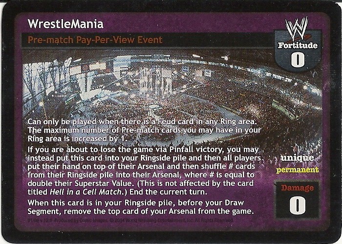 2003 – 2004 WWE Raw Deal: WrestleMania & SummerSlam Deck Boxes (Comic Images)