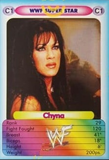 2000 WWF Trump Cards (India) Chyna