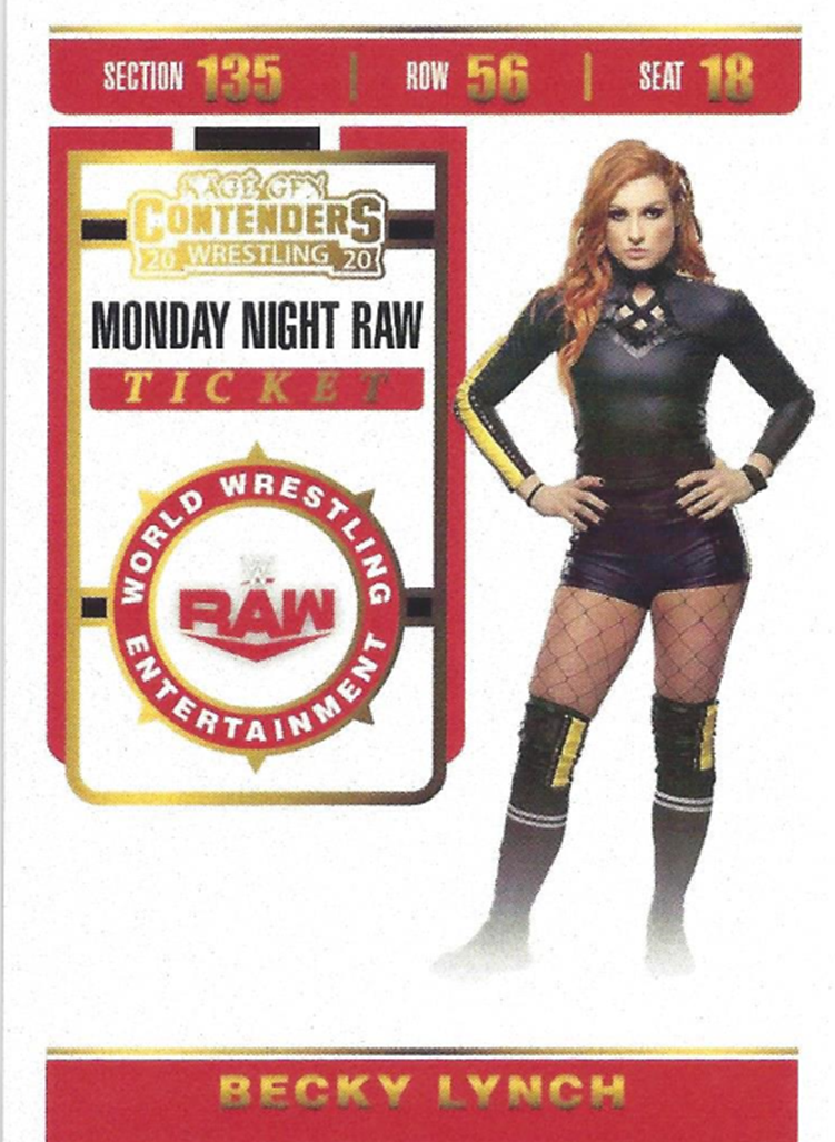 2020 Contenders Wrestling Trading Cards (KAGE GFX) Becky Lynch