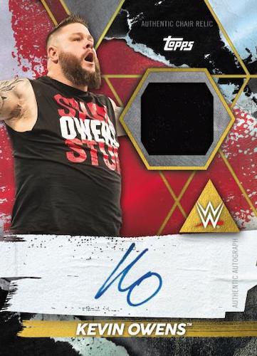 2021 WWE Fully Loaded (Topps) Kevin Owens Chair Auto Relic CKO