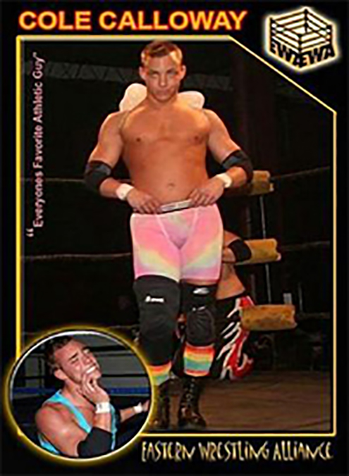 2009 EWA Wrestling Trading Cards (Eastern Wrestling Alliance) Sample