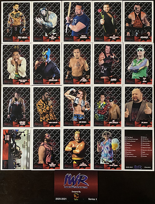 2020 – 2021 Insane Wrestling Revolution Series 1 Trading Cards