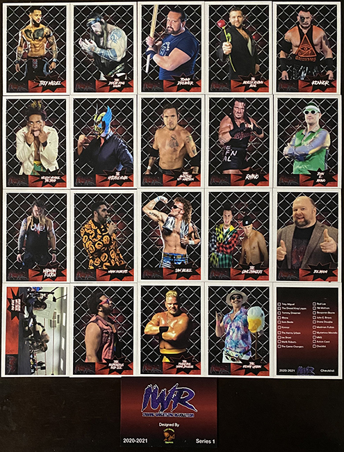 2020 - 2021 Insane Wrestling Revolution Series 1 Trading Cards Set FEATURED