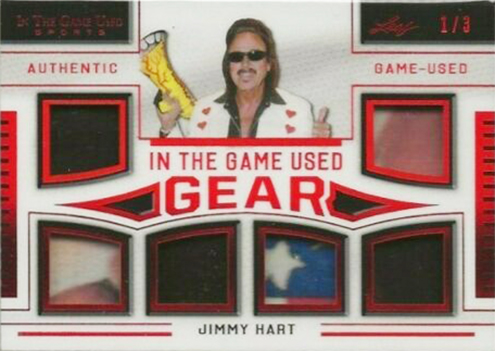 2020 Leaf In The Game Used Sports Multi Sports Cards (Leaf) Jimmy Hart In The Game Relic Red