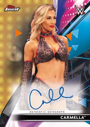 2021 Topps Finest WWE Autograph Carmella