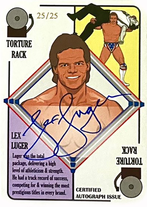 2022 Wrestling On Card Autograph Series (KGUST61) Sample