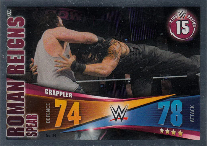 2014 WWE Slam Attax Rivals (Topps UK) Sample