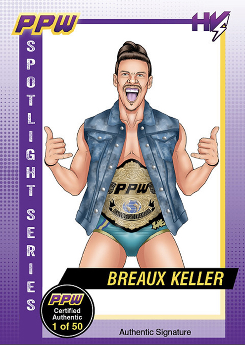 2022 PPW Spotlight Series 1 Limited Edition Trading Cards 2 Keller