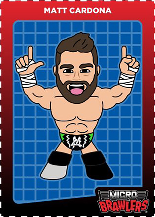 2018 – 2022 Micro Brawlers Figures Cards (Pro Wrestling Tees) –