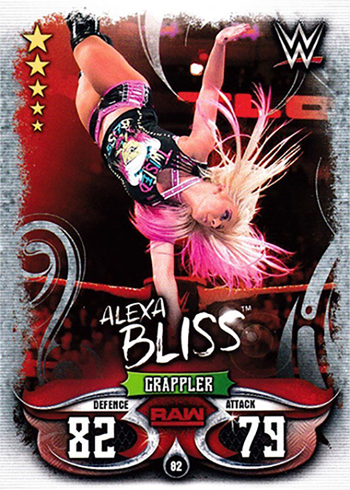 2018 WWE Slam Attax Live (Topps UK) Sample