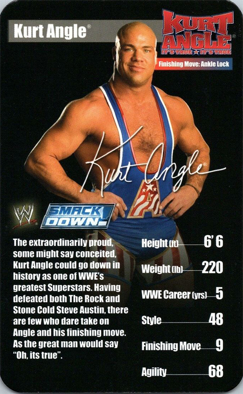 2005 WWE Top Trumps WWE Superstars 1 Sample