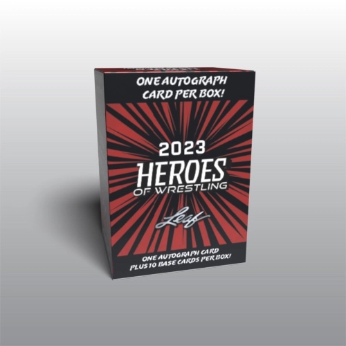 2023-Leaf-Heroes-of-Wrestling-Cards-Sealed-Blaster-box-New