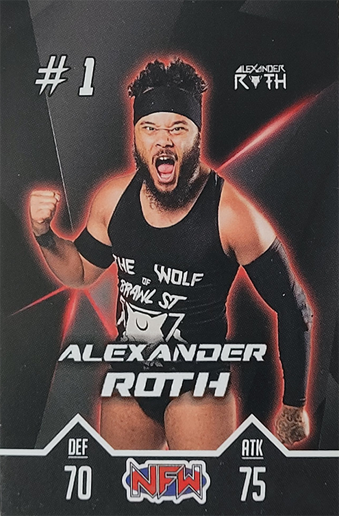 2018 New Force Wrestling Trading Cards Sample